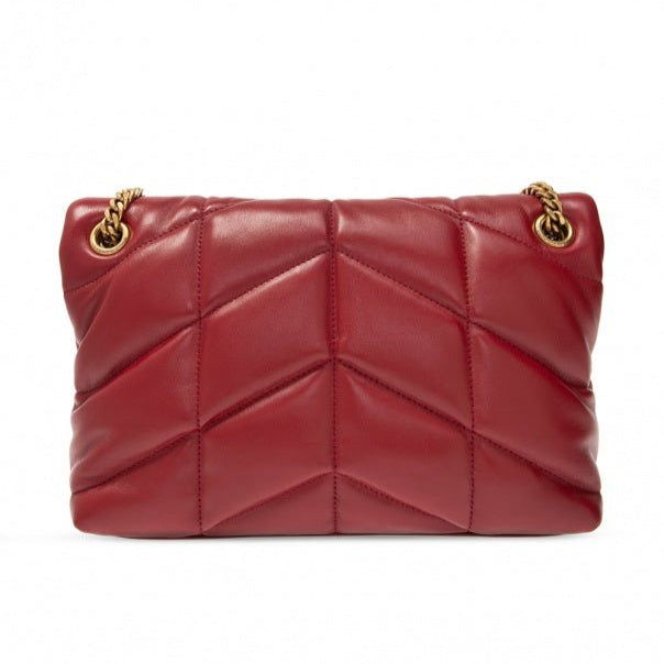 Yves Saint Laurent Red ‘Puffer’ Shoulder Bag 3